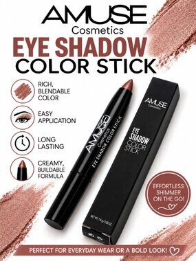 Amuse Cosmetics Eye Shadow Color Stick FK9652MIX-1 NIB